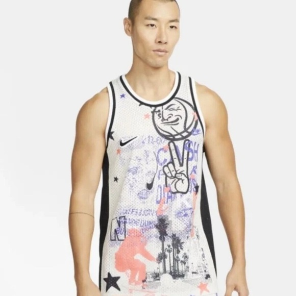 Nike Men’s Basketball Jersey LightBone/Black Size 2XL - Picture 4 of 5